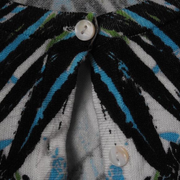 Joseph A. Colorful Buttoned-Down Sweater Cardigan, Women's Size XL - Picture 2 of 6